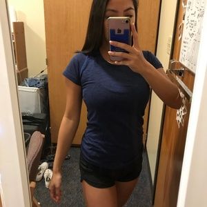 Lululemon Dark Blue Swifty Tech Short Sleeve size6